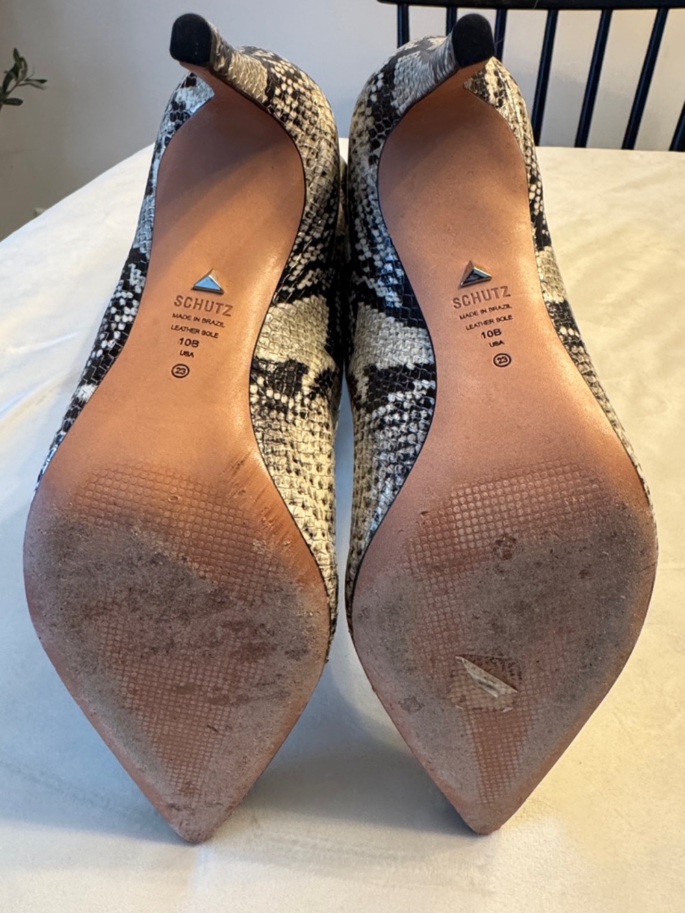 SCHUTZ Maryana Boot in Natural Snake, sz 10 - Picture 9 of 11